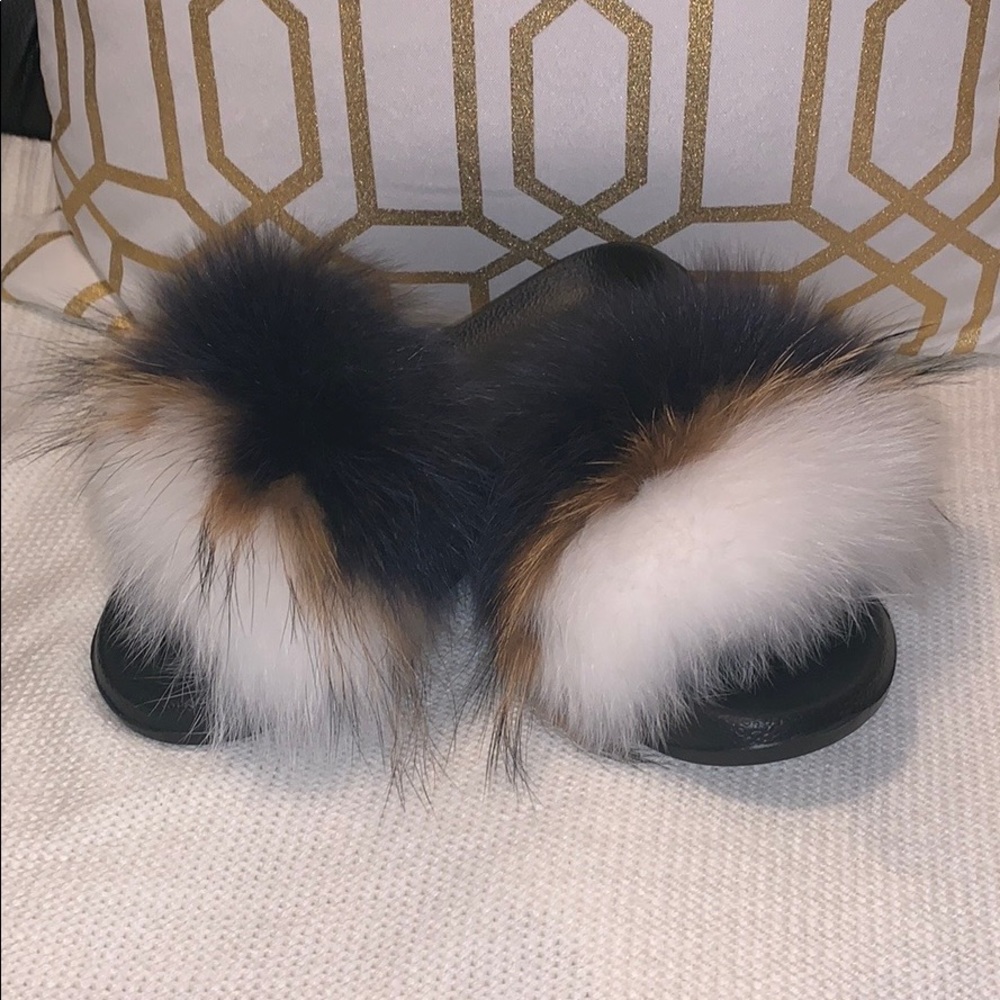 Luxurious Fur Slides
